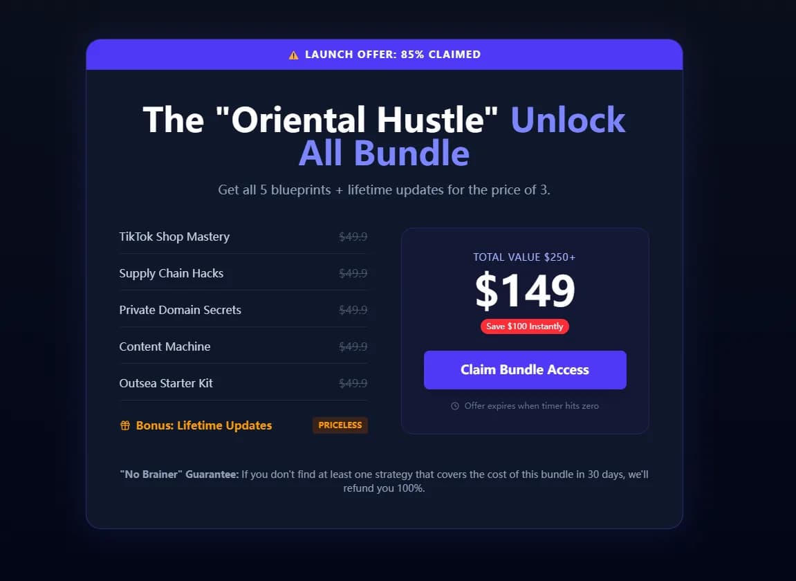 OrientalHustle gallery section preview